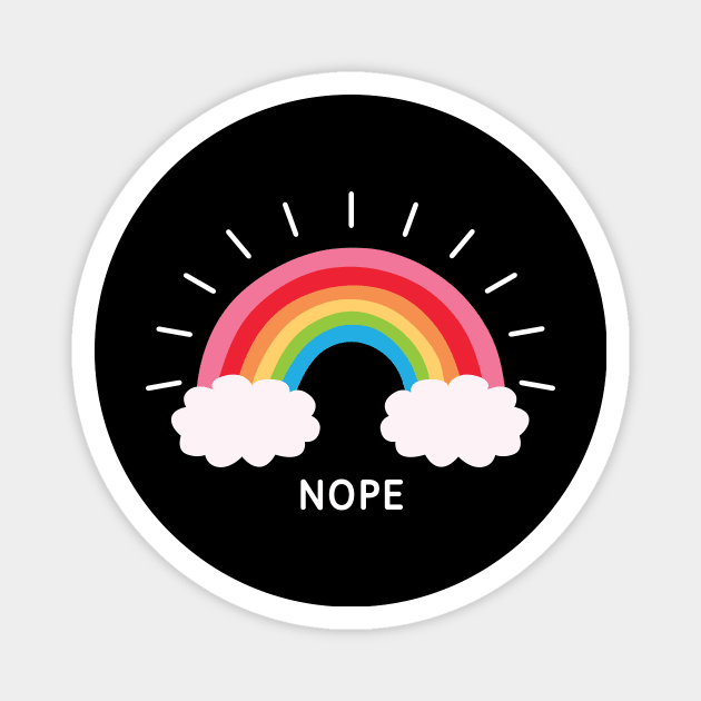 Nope Magnet by Dopamine Creative